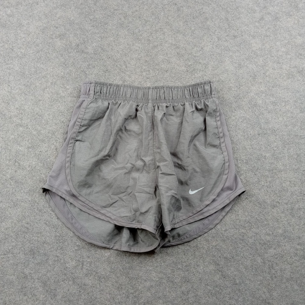 Nike Shorts Womens XS Gray Dri-FIT Running Lined Athletic Training CU8890-067